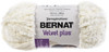 2 Pack Bernat Velvet Plus Yarn-Cream 161256-56001 - 057355466258