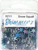 6 Pack Buttons Galore Shimmerz Embellishments 18g-Snow Squall BRZ-111 - 840934075732