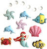 6 Pack Buttons Galore Button Theme Pack-Under The Sea BGTP-4336