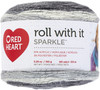 3 Pack - Red Heart Roll With It Sparkle Yarn-Diamonds - E898-9410 - 073650044151