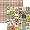 Ciao Bella Double-Sided Paper Pack 90lb 12"X12" 8/Pkg-Hipster, 8 Designs/1 Each CBT035