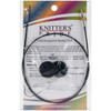 2 Pack Knitter's Pride-Interchangeable Cords 22" (32" w/tips)-Black KP800103 - 8904086231773
