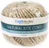 6 Pack Craft Medley Jute Cord 4ply 80g-Natural FL104 - 775749242669