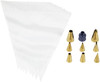 Wilton Cake Decorating Set W/Piping Tips 17/Pkg-Navy Blue And Gold W80009