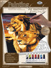 3 Pack Royal Paint By Number Kit Artist Canvas Series 9"X12"-Lion & Lioness PCS-3 - 090672140173