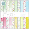 Craft Consortium Double-Sided Paper Pad 6"X6" 40/Pkg-Bloom & Wild, 20 Designs CPAD009B - 5060394627349