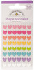 3 Pack Doodlebug Sprinkles Adhesive Glossy Enamel Shapes-Rainbow Hearts, 48/Pkg FAIR5550 - 842715055506