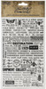 2 Pack - Idea-Ology Remnant Rubs Rub-Ons 4.75"X7.75" 2/Pkg-Specimen - TH94047 - 040861940473