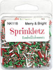 Buttons Galore Sprinkletz Embellishments 12g-Merry & Bright BNK-118 - 840934087438