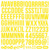 3 Pack - Simple Stories Color Vibe Foam Alpha Stickers 6"X12" 129/Pkg-Yellow - SSCVS-13437