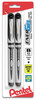 2 Pack Pentel EnerGel Deluxe Liquid Gel Pens 1.0mm 2/Pkg-Black BL60BP2A - 072512234822