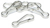 3 Pack - CousinDIY Jewelry Basics Metal Findings 50/Pkg-Silver Lanyard Hooks - 34719058