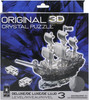BePuzzled 3D Crystal Puzzle-Pirate Ship Grey 3DCRPUZZ-30958 - 023332309580