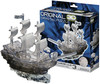 BePuzzled 3-D Crystal Puzzle-Pirate Ship Grey  3DCRPUZZ-30958
