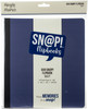 2 Pack Simple Stories Sn@p! Flipbook 6"X8"-Navy SNAP6X8F-13306 - 816502026406