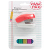3 Pack - American Crafts Mini Stapler-With 1500 Multicolored Staples - 372225 - 718813722254