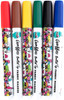 3 Pack - Tulip Graffiti Fabric Markers 6/Pkg-Rainbow - Bullet Tip - GFM-37314