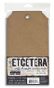 3 Pack - Tim Holtz Etcetera Small Tag-5.5"X10" - THETC003 - 653341834713