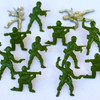3 Pack - Eyelet Outlet Shape Brads 12/Pkg-Army Men - QBRD2-208