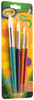 3 Pack - Crayola Paintbrushes-Round 4/Pkg - 05-3521 3 Pack - Crayola Paintbrushes-Round 4/Pkg - 05-3521