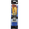 3 Pack - FolkArt Premium Contour Brush Set 3/Pkg- - 50559E - 028995505591