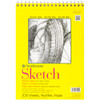 2 Pack - Strathmore Sketch Spiral Paper Pad 9"X12"-100 Sheets - 350900