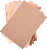 Sizzix Surfacez Opulent Cardstock Pack 8"X11.5" 50/Pkg-Rose Gold 664534
