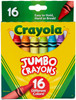 2 Pack - Crayola Jumbo Crayons-16/Pkg - 52-0390 - 071662103903