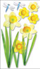 3 Pack Jolee's Vellum Stickers -Daffodils SPJV010