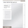 3 Pack K&Company Page Protector Refills 8.5"X11" 10/Pkg-30705395