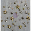 2 Pack Finnabair Mechanicals Metal Embellishments-Mini Stars 36/Pkg 963354