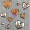 2 Pack - Finnabair Mechanicals Metal Embellishments-Tin Hearts 10/Pkg - 963361