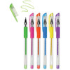 3 Pack Color Factory Living In Color Color-Flow Gel Pen Set 6/Pkg-Glitter Brights PA479-A