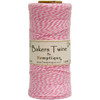 4 Pack - Hemptique Cotton Baker's Twine Spool 2-Ply 410'-Light Pink - BTS2-2939 - 091037029393