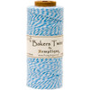 4 Pack Hemptique Cotton Baker's Twine Spool 2-Ply 410'-Light Blue BTS2-9356 - 091037093561