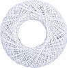 3 Pack Aunt Lydia's Metallic Crochet Thread Size 10-White & Silver 154M-0001S