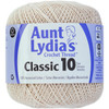 3 Pack - Aunt Lydia's Classic Crochet Thread Size 10-Ecru - 154-419 - 073650907807