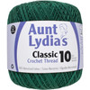 3 Pack Aunt Lydia's Classic Crochet Thread Size 10-Forest Green 154-449 - 073650908019