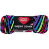 3 Pack Red Heart Super Saver Yarn-Neon Stripes E300B-3957 - 073650011818