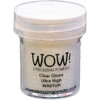4 Pack WOW! Embossing Powder Ultra High 15ml-Clear Gloss WOW-UH-WA01 - 5060210520038