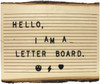 Walnut Hollow Natural Bark Edge Letter Board With Letters-16"X11"-13"X.63" 42259