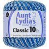 3 Pack Aunt Lydia's Classic Crochet Thread Size 10-Shades Of Blue 154-14 - 073650907746