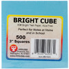 3 Pack Hygloss Paper Cube 3"X3" 500 Sheets/Pkg-Assorted Bright Colors 61533 - 081187615331