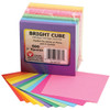 3 Pack Hygloss Paper Cube 3"X3" 500 Sheets/Pkg-Assorted Bright Colors 61533