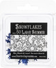 4 Pack Large Shimmer Snowflakes 2" 50/PkgCI63021 - 871097000293