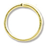 2 Pack Beadalon Jump Rings 6mm 144/Pkg-Gold-Plated 314A-006-144G