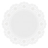6 Pack Greaseproof Doilies-10" Round White 10/Pkg W210490-210