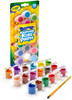 3 Pack Crayola Washable Kid's Paint Pots-18 Colors 54-0125