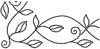 2 Pack Sten Source Quilt Stencils By Pepper Cory-4.5" Leafy Branch Braid 8"X18" PC1-1011