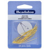 3 Pack - Beadalon Head Pins Ball 2" 24/Pkg-Gold-Plated - 312A-253 - 035926084513